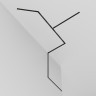 Шинопровод 3м MAYTONI EXILITY TRX034-423,12B встраиваемый под ГКЛ 12,5мм, черный